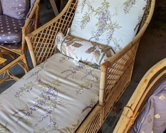 Oh, it also includes this chaise lounge as well. Part of the Heywood Wakefield collection of items