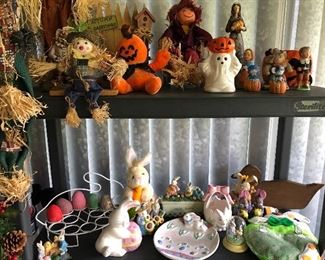 Halloween and Easter decor