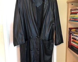 Leather coat - soft