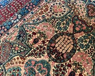 (detail view of Kerman rug)