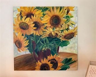 $120 - Painting of Sunflowers
