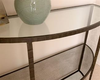 (detail view of console table)