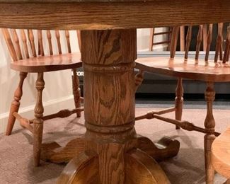 (detail view of oak table)