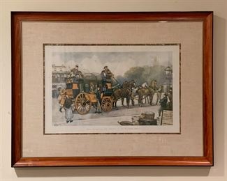 $80 - Framed Print "David Copperfield Bids Farewell To The Micawber Family"