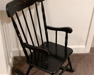 $30 - Black Child's Rocking Chair