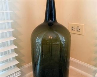 $50 - Large Green Glass Bottle