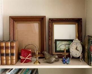 Picture Frames, Decorative Objects, Antique Books