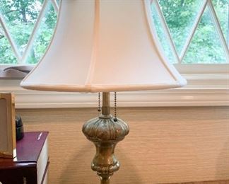 $75 - Brass Table Lamp 