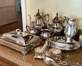 Silver Plate / Silverplate Serving Pieces