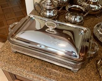 Silverplate Serving Dish / Casserole with Lid