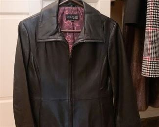 Women's Leather Couture Jacket by J. Park