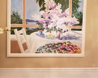 Ethan Allen canvas - 54x45in -