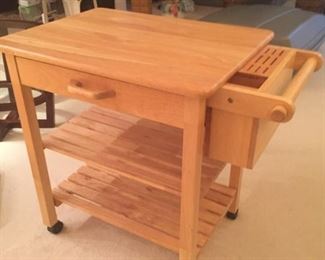 movable kitchen island table