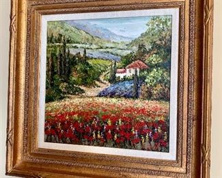 22” by 23” original oil on canvas