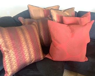 lots of plush pillows