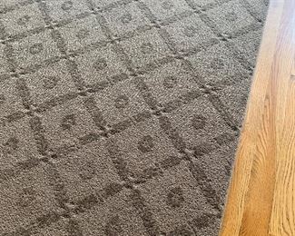 12’8” by 13’4” custom rug