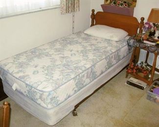 bed remains & found footboard...