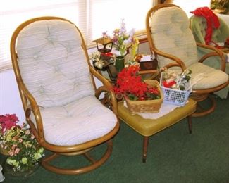 sold left chair & some florals