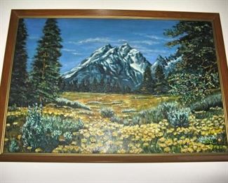 large format original Grand Tetons