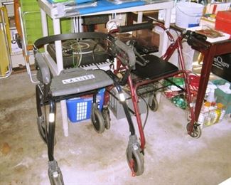 sold left 4-wheel walker