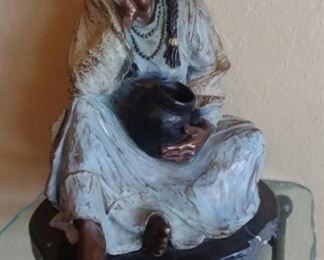 50% OFF TODAY! Marie Barbera Bronze 'Lupe' 12" by 13" by 9" Asking $2,750.00 Certificate