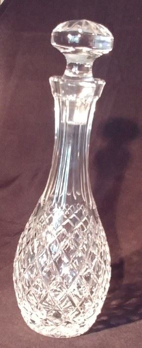 50% OFF TODAY! Waterford Decanter 4" by 10.5" Asking $149.00
