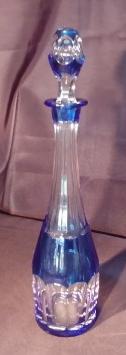 50% OFF TODAY! Val St Lambert Belgium Decanter 4" by 16" Asking $329.00