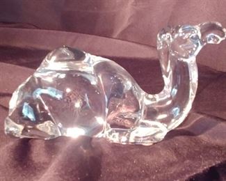 50% OFF TODAY! Baccarat Camel 7" by 3.75" by 2" Asking $259.00