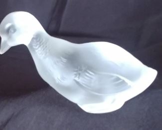 50% OFF TODAY! Baccarat Duck 5" by 3" by 2" Asking $125.00