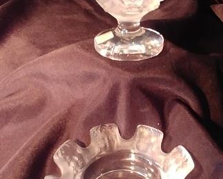 50% OFF TODAY! Lalique Ashtray and Cigarette Holder $275.00 for the set