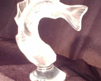 50% OFF TODAY! Lalique Koi Fish 2.75" by 3.25" by 1.375" Asking $79.00
