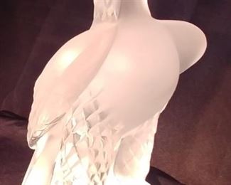 50% OFF TODAY! Lalique Frosted Eagle 6" by 9.5" by 5.5" Asking $450.00