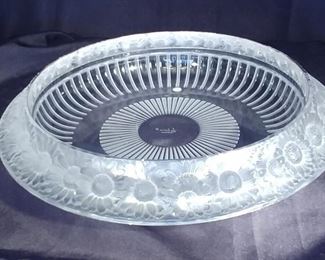 50% OFF TODAY! Lalique Bowl 13.25" by 2.75" Asking $550.00