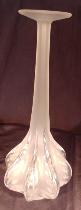 50% OFF TODAY! Lalique Marie Claude Vase 5.5" by 13.75" Asking $865.00