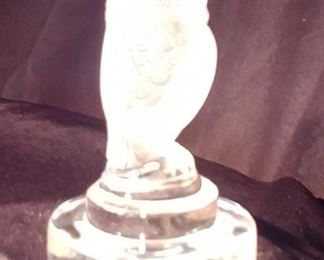 50% OFF TODAY! Lalique Fowl Paperweight 2" by 3" Asking $150.00