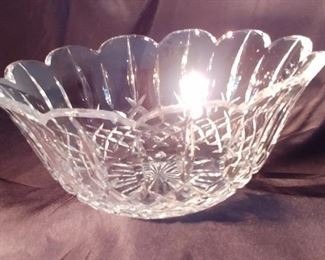 50% OFF TODAY! Waterford Bowl with Scalloped Edge 9.25" by 4" Asking $169.00