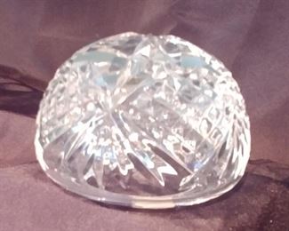 50% OFF TODAY! Waterford Paperweight 3.5" by 2.5" Asking $39.00
