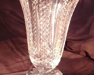 50% OFF TODAY! Waterford Vase with Foot 6.5" by 10" Asking $89.00