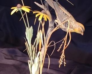 50% OFF TODAY! Hand Painted Birds 8.5" by 14.5" by 5.5" Asking $89.00