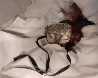 50% OFF TODAY! Masquerade Mask Hand Painted Asking $39.00