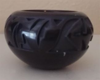 50% OFF TODAY! Native American Pottery by Marie Suazo 3" by 2" Asking $275.00