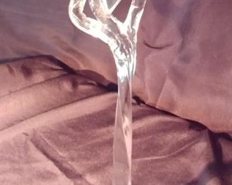 50% OFF TODAY! Hand Blown Glass Candle Sculpture Asking $49.00