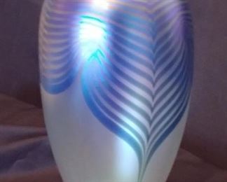50% OFF TODAY! Orient and Flume Vase Signed 5" by 8.25" Asking $599.00