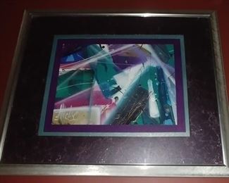 50% OFF TODAY! Contemporary Art (A) Original Signed Same as Previous Artist 22" by 18" Asking $299.00
