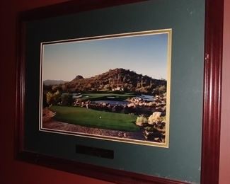 50% OFF TODAY! 1997 Scottsdale Memorial Print Framed 21.5" by 17" Asking $125.00