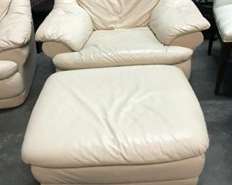 Matching chair w/ ottoman