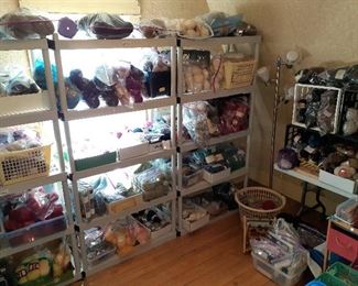 Knit Picks, Smart, Noro, Scottish Fleet, Nashua, Rowan and other brands of wool yarn, other non wool yarns, (100s of skeins); Royal Jumbo wool winder