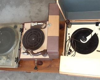 vintage turntables