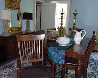 Farm House style Dining Table & 6 Chairs