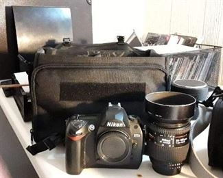 Nikon camera, lens, equipment - itemized list and prices in description 